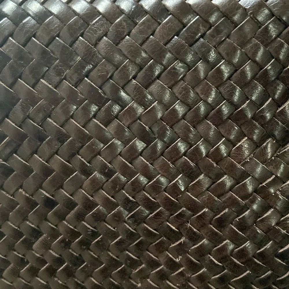 Massimo Dutti woven bag dark brown - Picture 4 of 12